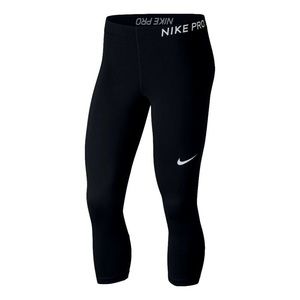 Nike Pro Compression Capri Pants Training Tights Black Size S